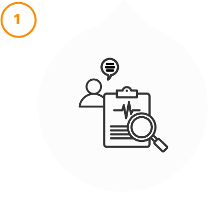 Icono de diagnóstico de planta