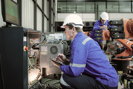 Mantenimiento y soporte digital para equipos industriales